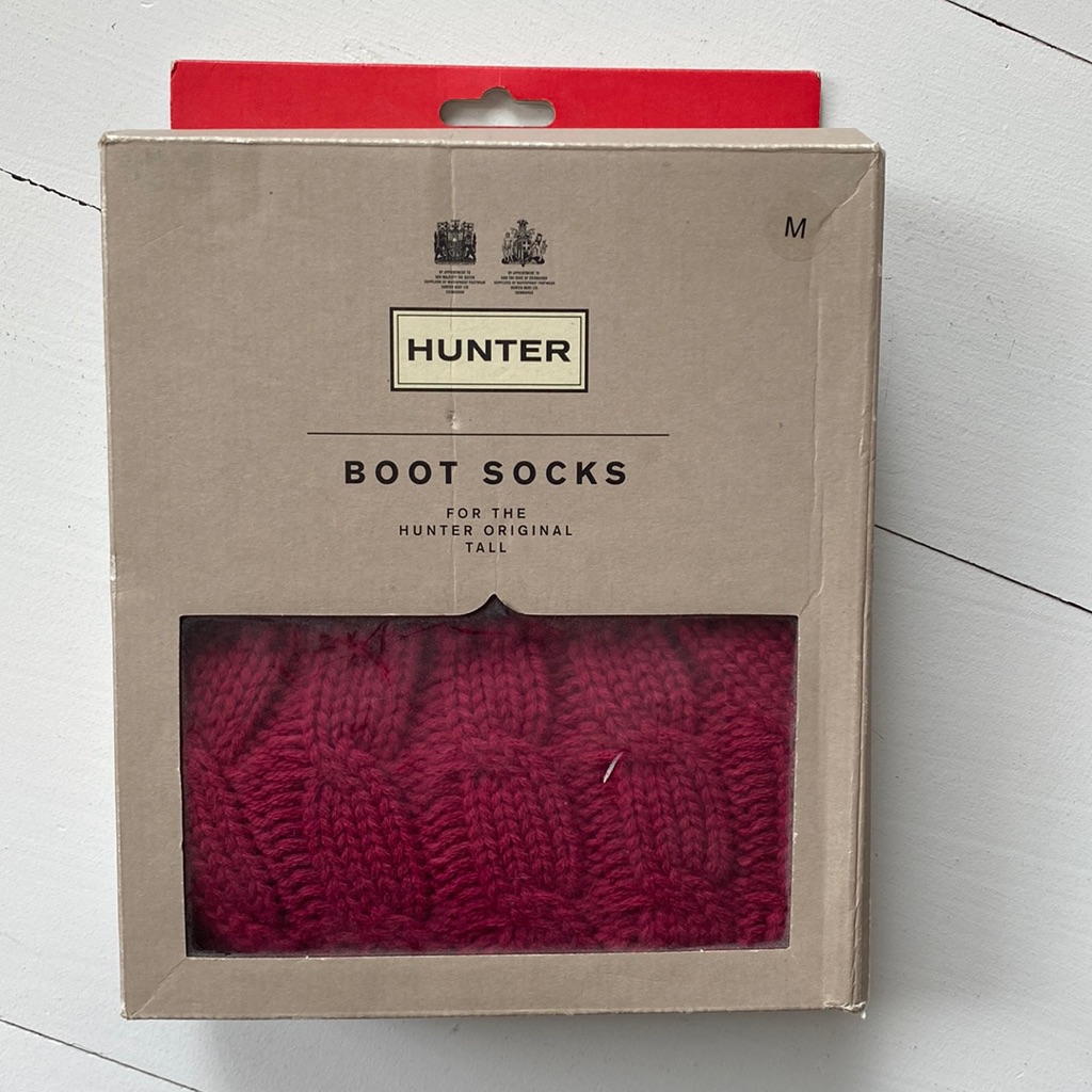Hunter Boot Socks, M, Dark Ion Pink